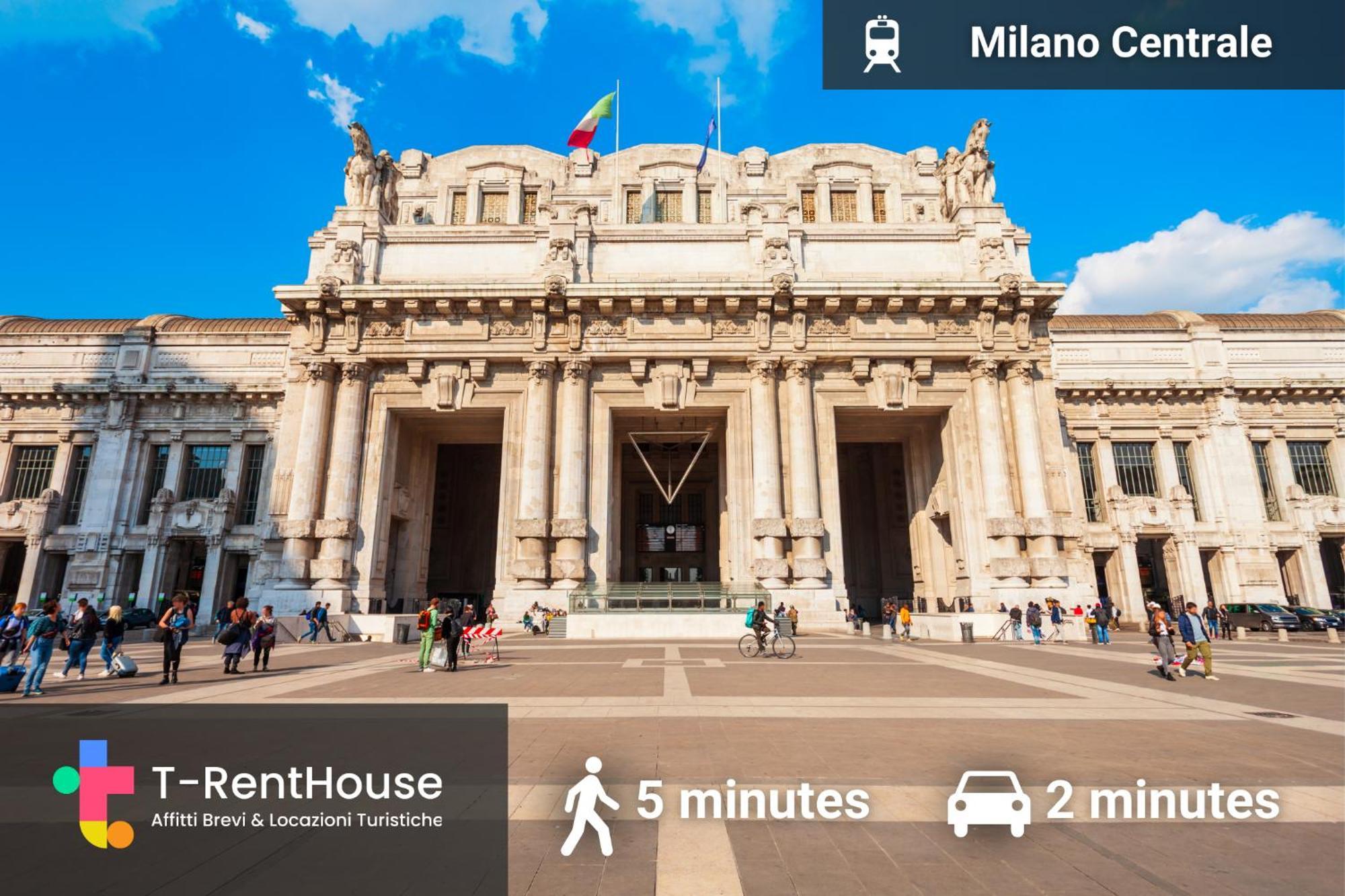 Central Station 10 Min Duomo - L'Oasi Urbana Milão Exterior foto